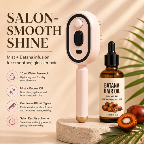 Nuzzle™ Mist Hair Brush