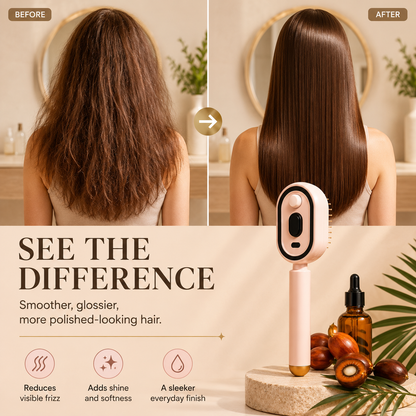 Nuzzle™ Mist Hair Brush